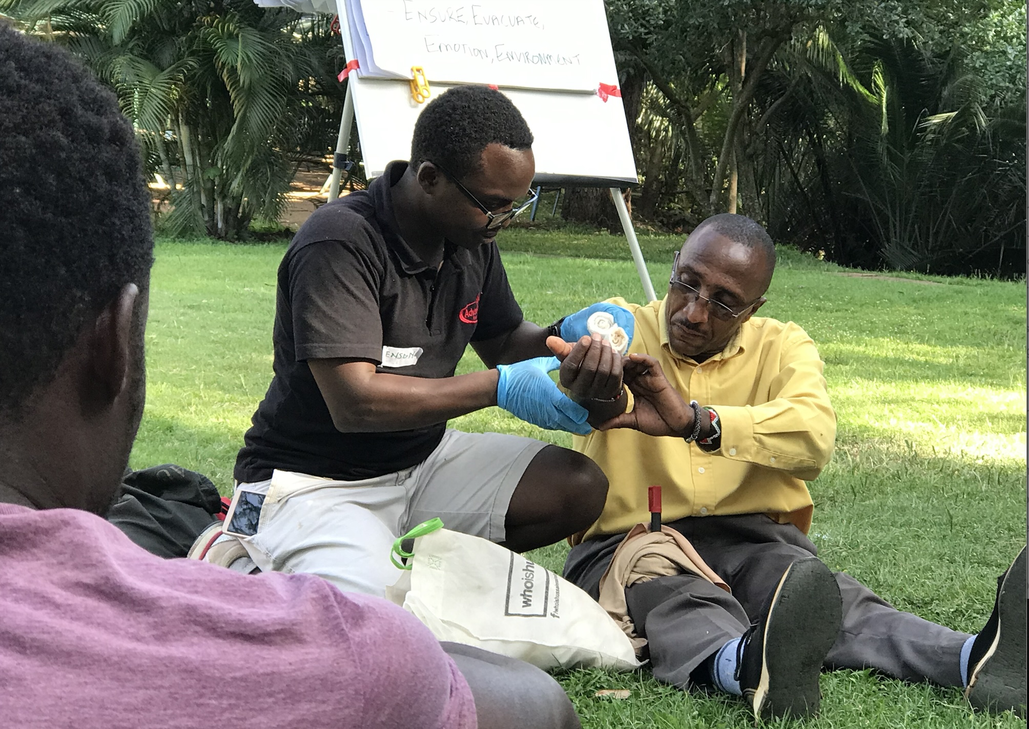 Teaching first aid kenya